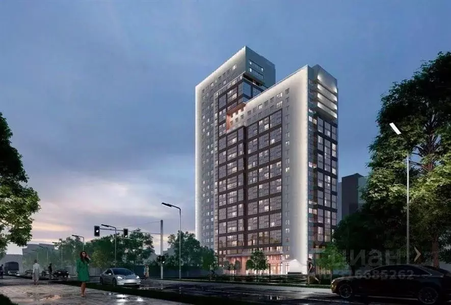 Студия Воронежская область, Воронеж Транспортная ул., 58 (26.77 м) - Фото 2