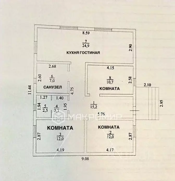 Дом в Архангельская область, Приморский муниципальный округ, д. ... - Фото 2