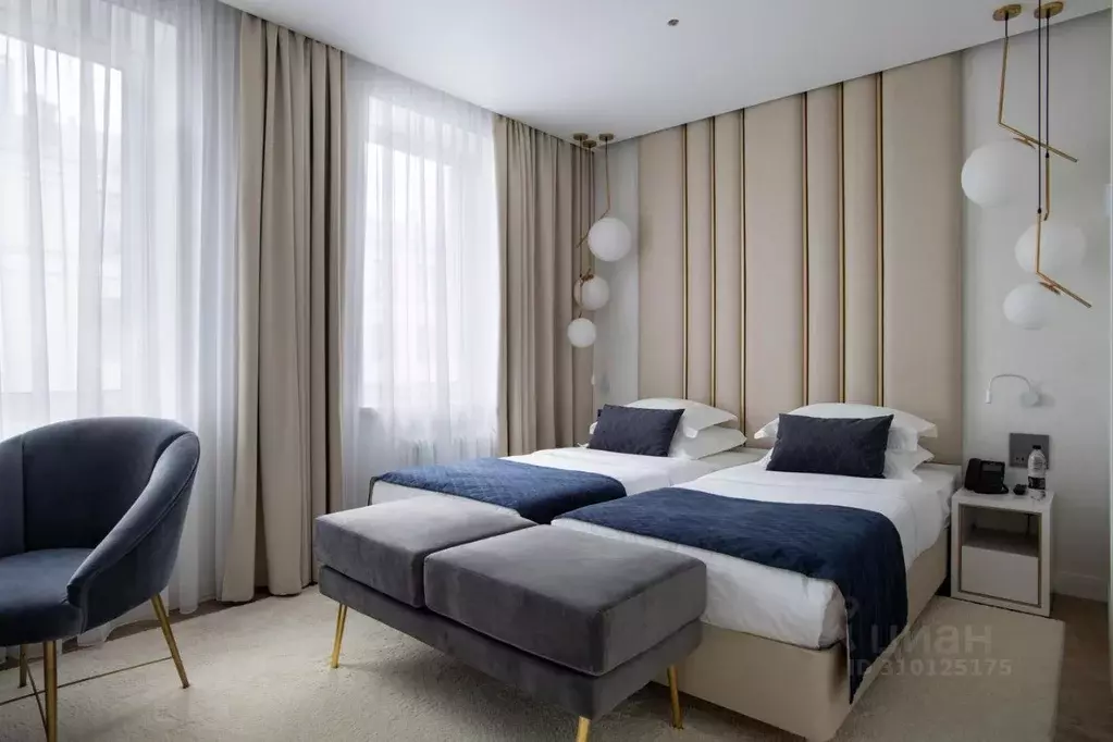 Комната Москва Малый Палашевский пер., 5 (18.0 м) - Фото 2