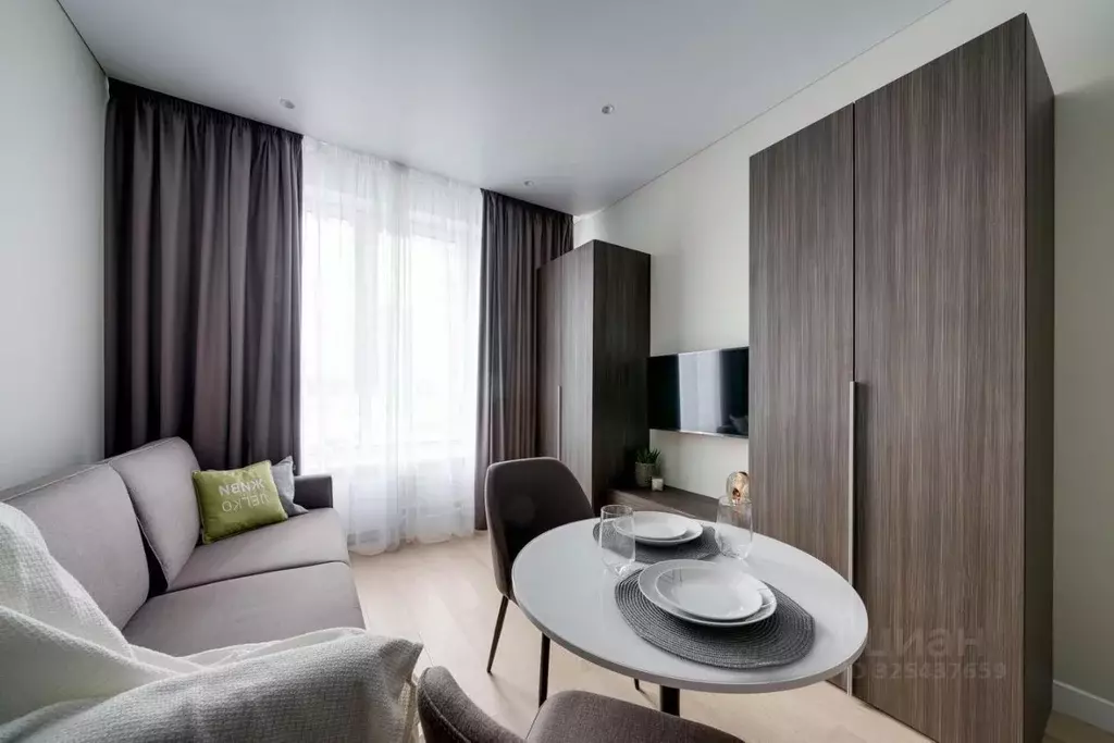 Студия Москва Шелепихинская наб., 34к4 (24.0 м) - Фото 1