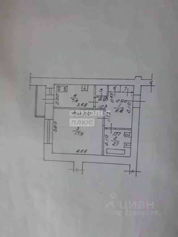 1-к кв. Липецкая область, Липецк просп. Победы, 114/1 (38.0 м) - Фото 1