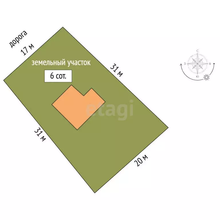 Дом в Омск, садоводческое некоммерческое товарищество Любитель (88 м) - Фото 1
