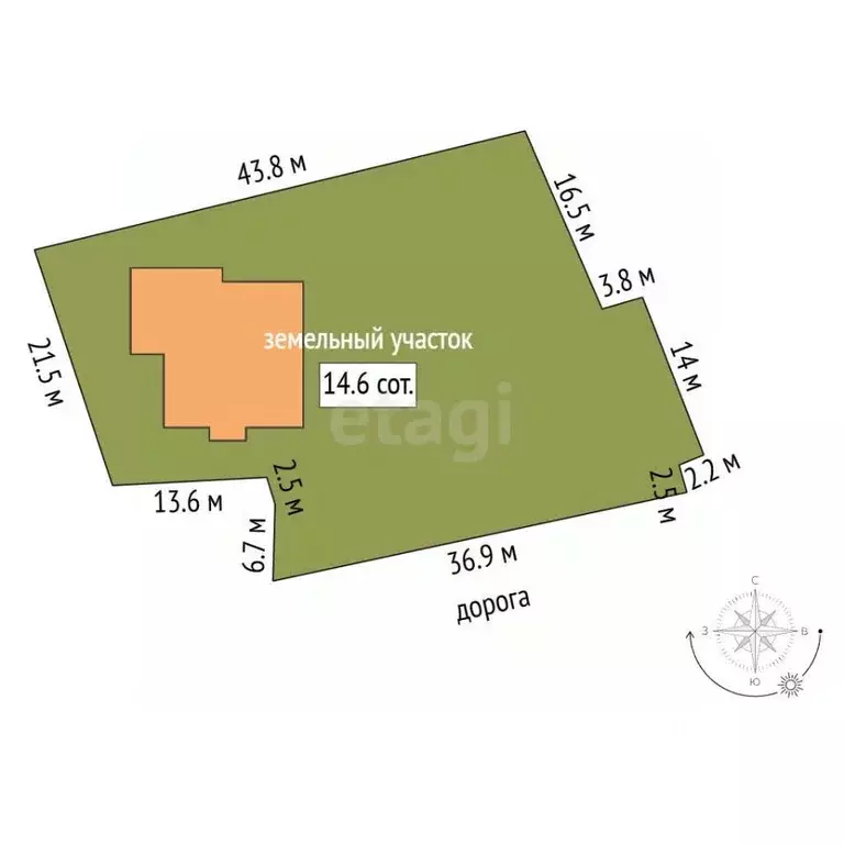 Дом в Тамбовская область, Тамбов городской округ, пос. Тригуляй 91 ... - Фото 2