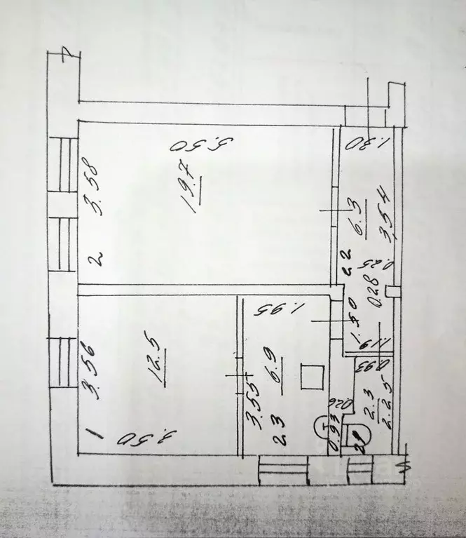 2-к кв. Самарская область, Самара ул. Дыбенко, 12 (47.7 м) - Фото 2