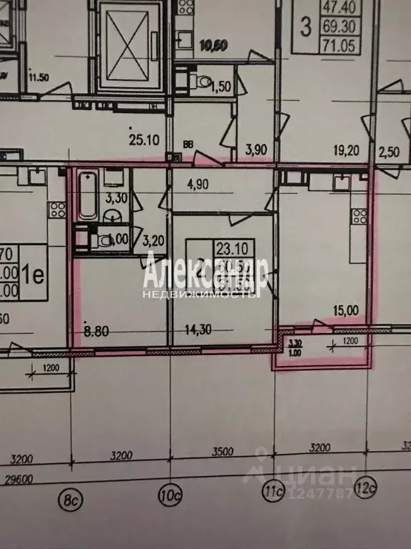 2-к кв. Санкт-Петербург ул. Дыбенко, 5к1 (50.0 м) - Фото 2