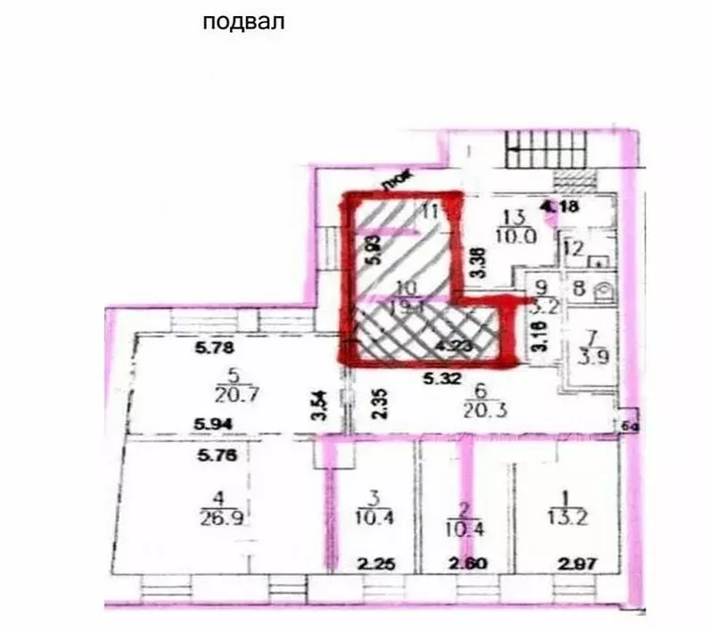 Помещение свободного назначения (143 м) - Фото 1