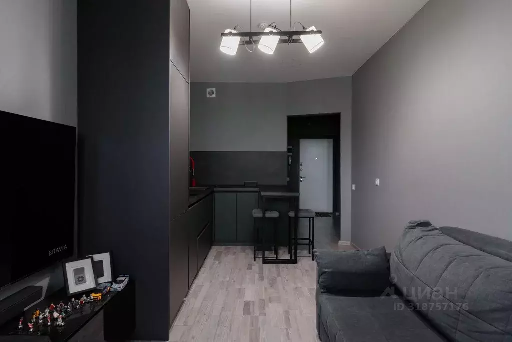 Квартира, 1 комната, 37.4 м - Фото 0