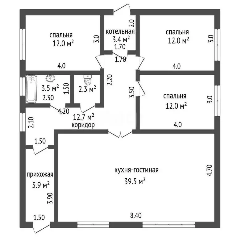 Дом в посёлок Новый, улица Владимира Высоцкого (115 м) - Фото 1