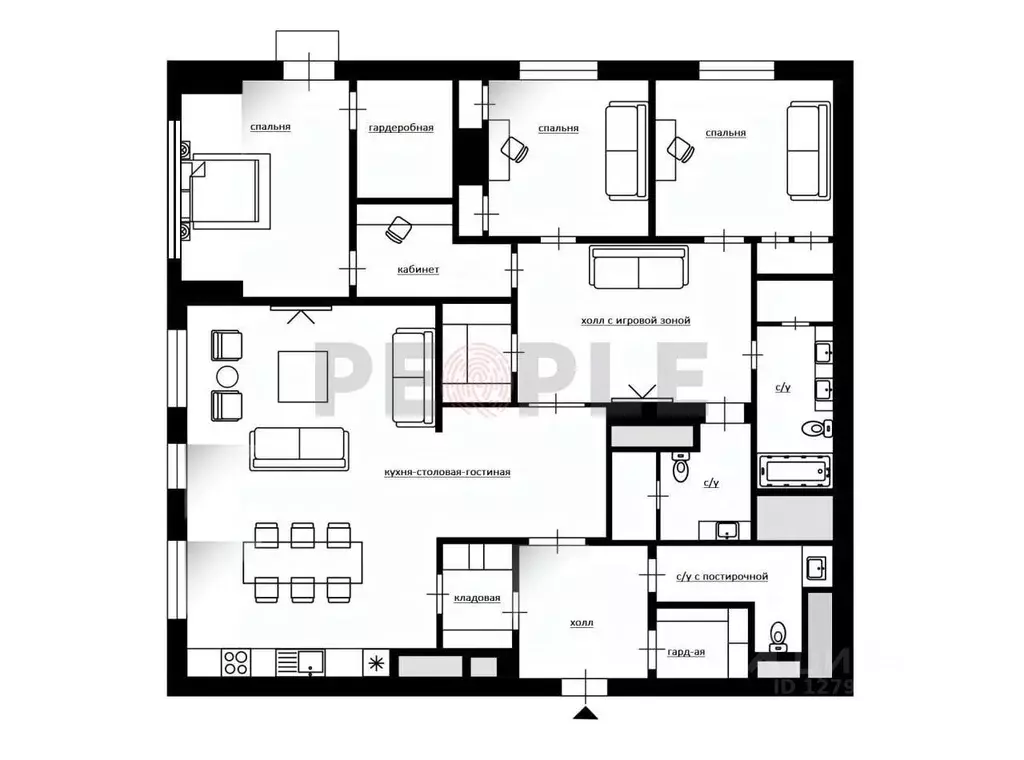 4-к кв. Москва Трубецкая ул., 12 (157.0 м) - Фото 2