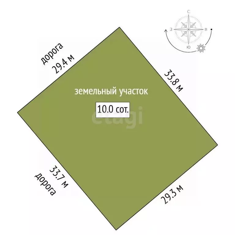 Участок в Тюменская область, Нижнетавдинский муниципальный округ, ... - Фото 2