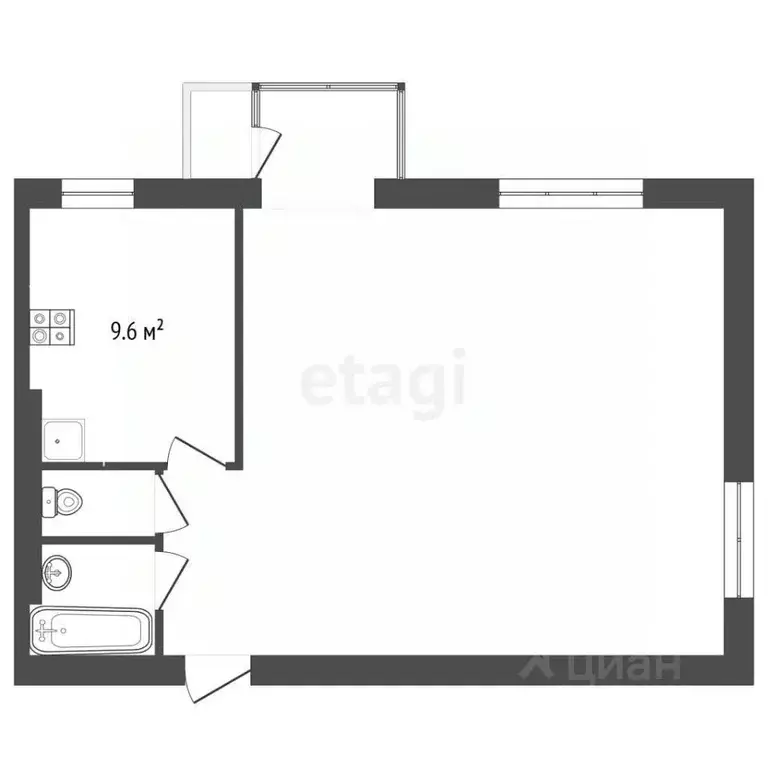 2-к кв. Крым, Евпатория просп. Победы, 87Бк2 (60.2 м) - Фото 2