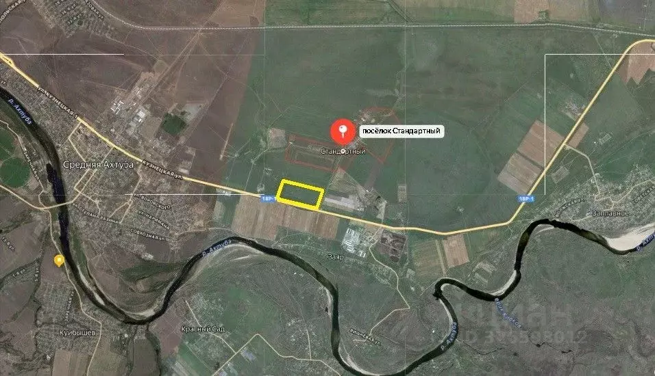 Участок в Волгоградская область, Среднеахтубинский район, Красное ... - Фото 1