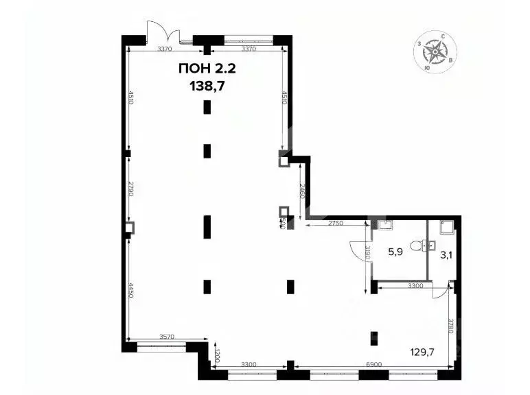 Помещение свободного назначения в Московская область, Ленинский ... - Фото 2