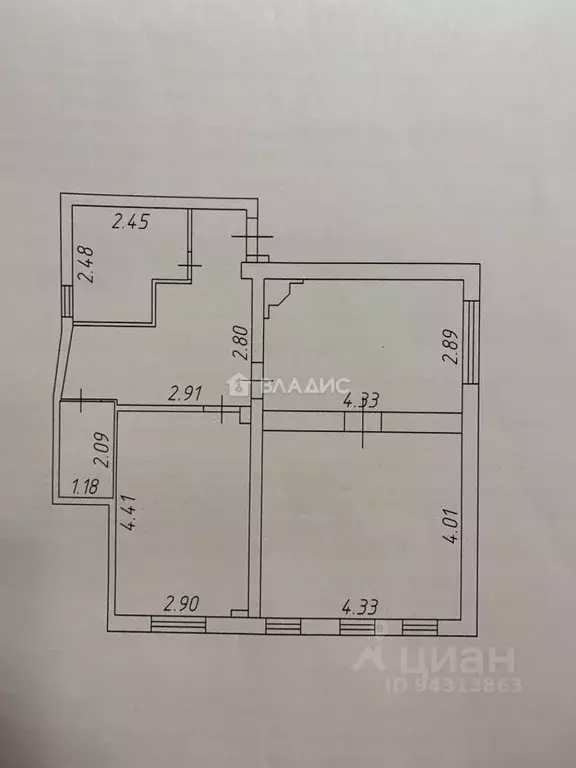 Дом в Владимирская область, Муром д. Ольгино, ул. Зеленая, 40 (66 м) - Фото 2