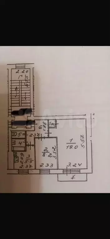 2-к. квартира, 40,9 м, 3/5 эт. - Фото 0