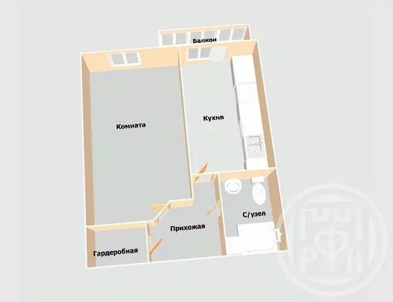 1-к кв. Ленинградская область, Шлиссельбург Кировский район, Луговая ... - Фото 2