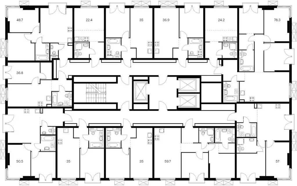 Студия Москва Холланд Парк жилой комплекс, к9 (22.4 м) - Фото 1