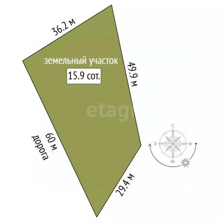 Участок в Мордовия, Кочкуровский район, с. Новая Пырма  (15.0 сот.) - Фото 2