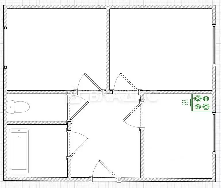 Дом в Пензенская область, Бессоновский район, с. Грабово ул. ... - Фото 2