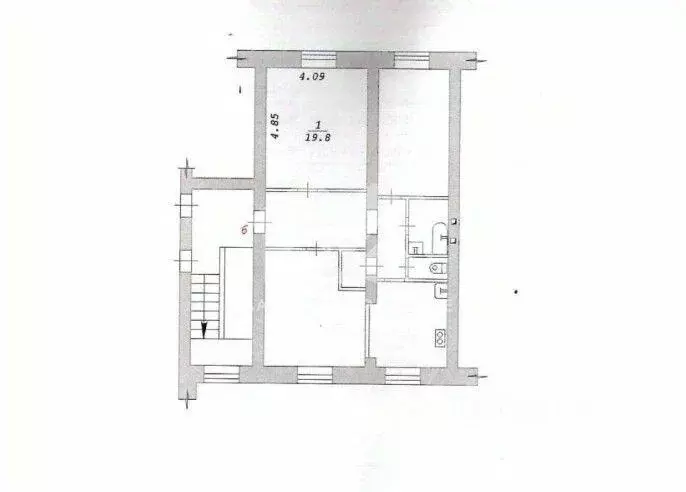 Квартира, 3 комнаты, 85 м - Фото 1