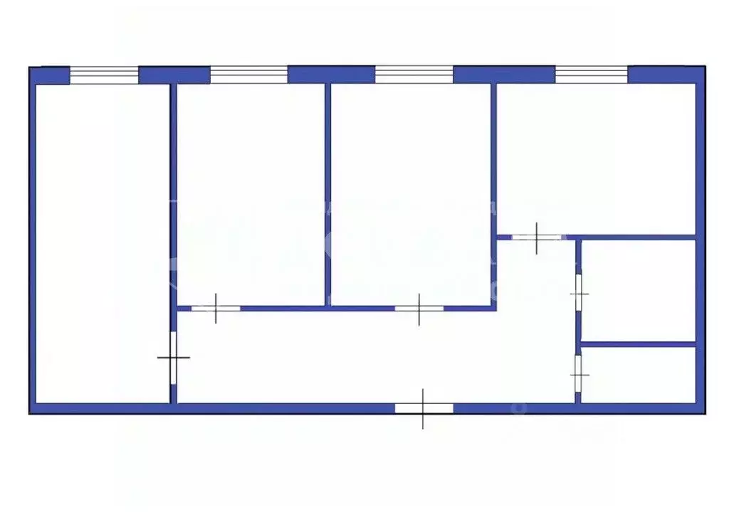 3-к кв. Кемеровская область, Анжеро-Судженск ул. Сосновая, 59 (50.8 м) - Фото 1