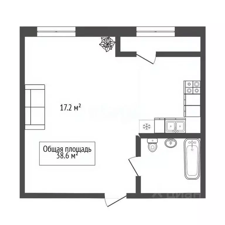Студия Новосибирская область, Новосибирск ул. Богдана Хмельницкого, 21 ... - Фото 2