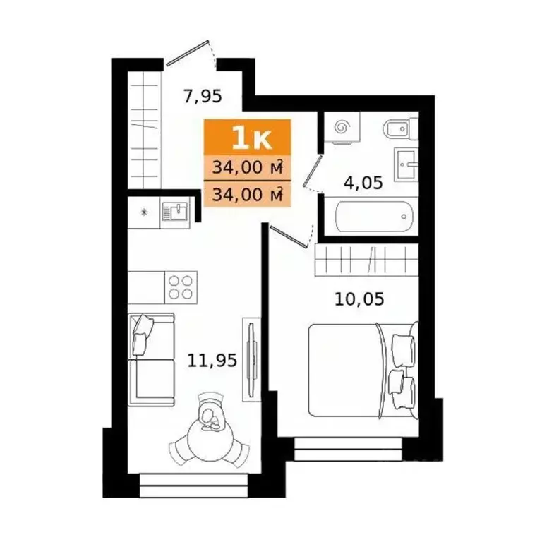 1-к кв. Свердловская область, Екатеринбург Южная Ботаника жилрайон,  ... - Фото 0