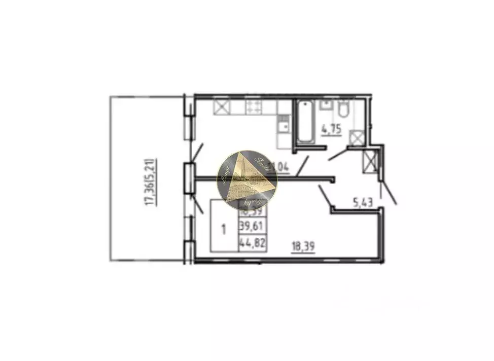 1-к кв. Санкт-Петербург, Санкт-Петербург, Сестрорецк ул. ... - Фото 2