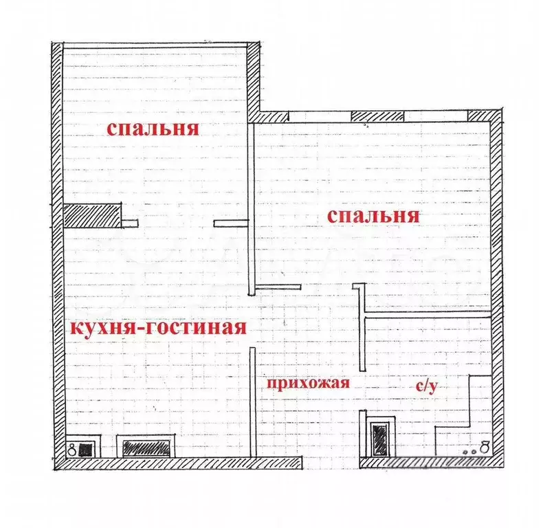 2-к. квартира, 46 м, 12/13 эт. - Фото 0
