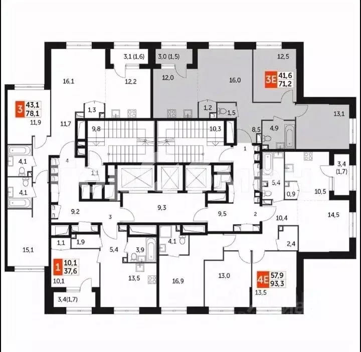 3-к кв. Москва ул. Вильгельма Пика, 1 (71.2 м) - Фото 2