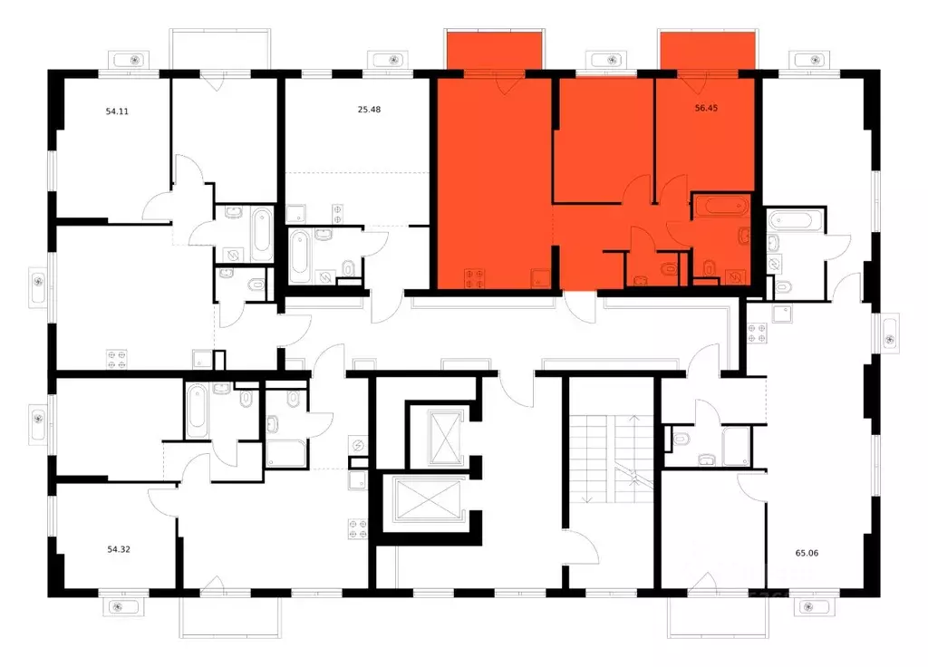 2-к кв. Ленинградская область, Всеволожский район, д. Новое Девяткино ... - Фото 2
