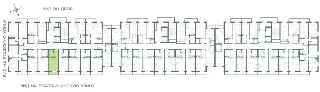 1-комнатная квартира: Мурино, Екатерининская улица, 11 (20 м) - Фото 1