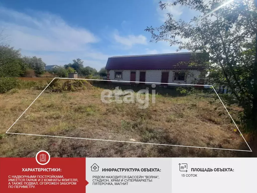 Участок в Белгородская область, Валуйки Молодежный пер. (15.5 сот.) - Фото 2