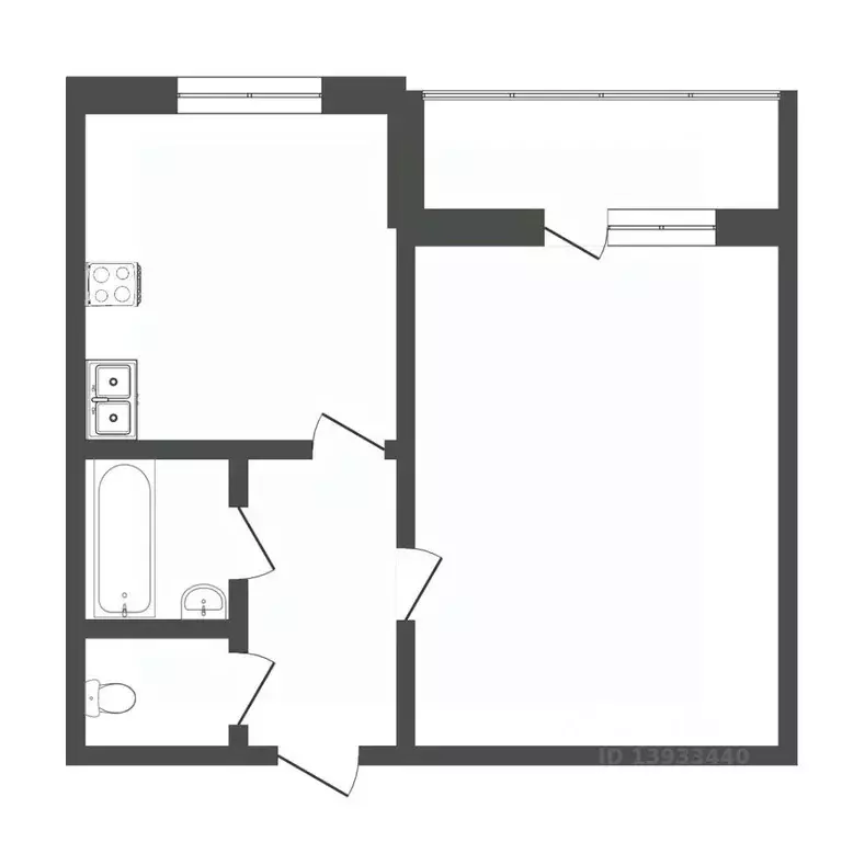 1-к кв. Тюменская область, Тюмень Тарманы мкр, ул. Игримская, 31А ... - Фото 2