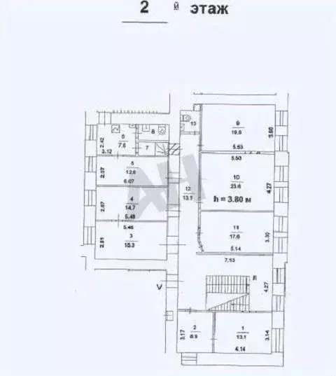 Помещение свободного назначения в Москва Тверская ул., 12С7 (200 м) - Фото 1