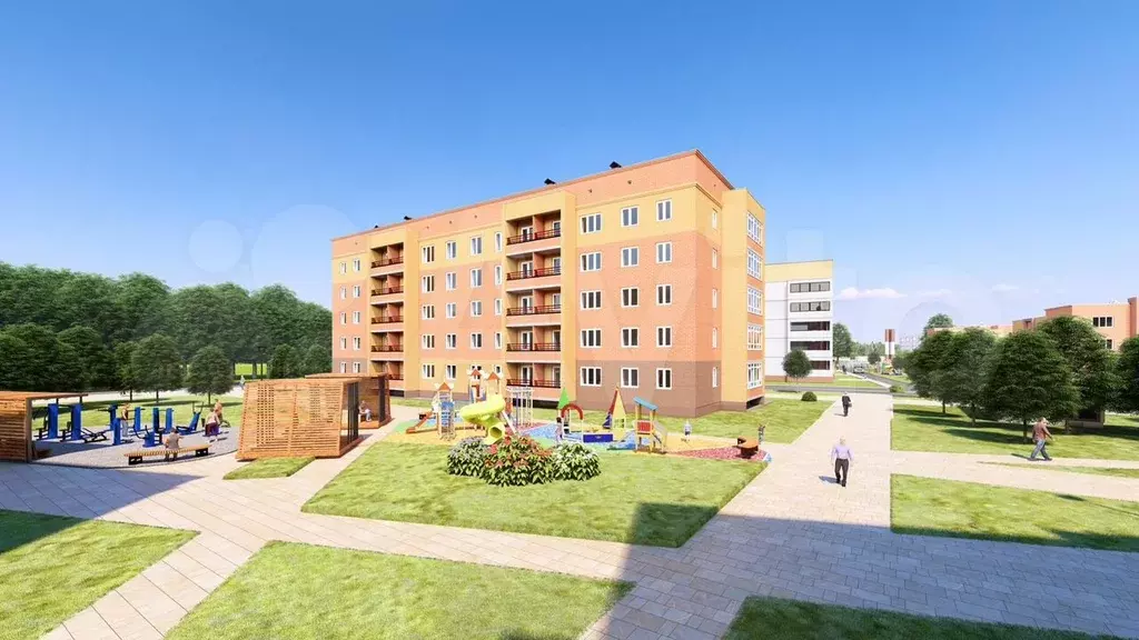 1-к. квартира, 52 м, 3/5 эт. - Фото 1
