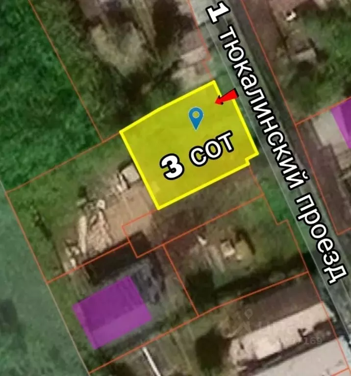 Участок в Омская область, Омск проезд 1-й Тюкалинский (3.0 сот.) - Фото 1