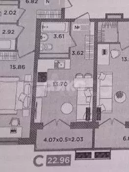 Квартира-студия, 23 м, 3/8 эт. - Фото 0