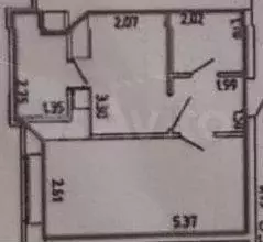 1-к. квартира, 31 м, 8/9 эт. - Фото 0