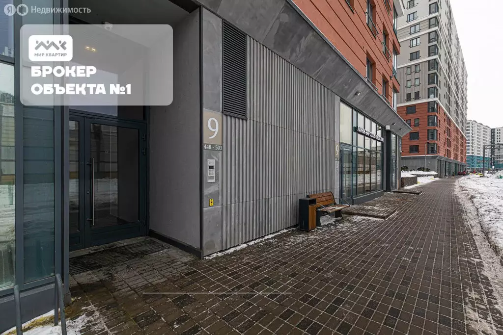 3-комнатная квартира: Санкт-Петербург, проспект Крузенштерна, 2 (87.8 ... - Фото 2