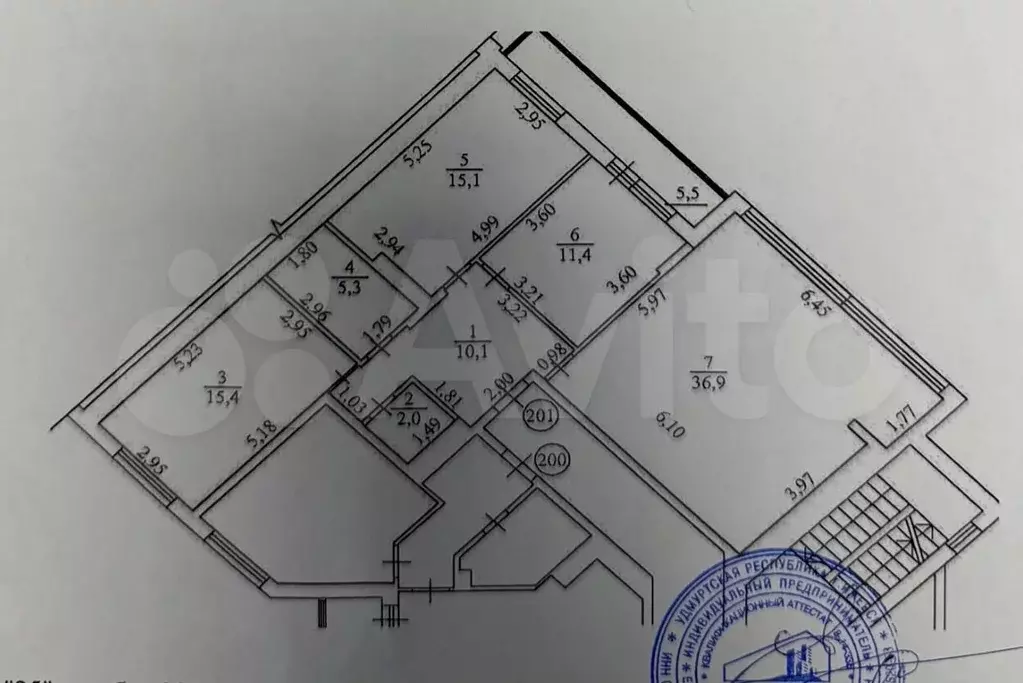 3-к. квартира, 96 м, 14/17 эт. - Фото 0