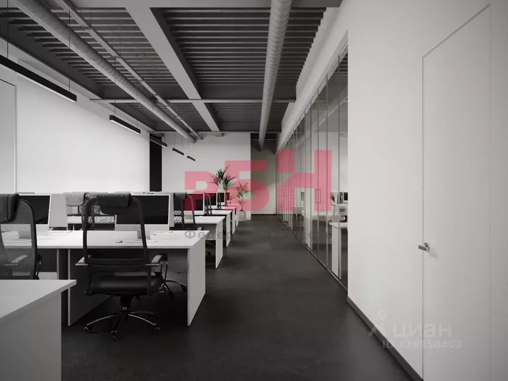 Офис в Ростовская область, Ростов-на-Дону Ворошиловский просп., 26 (18 ... - Фото 1