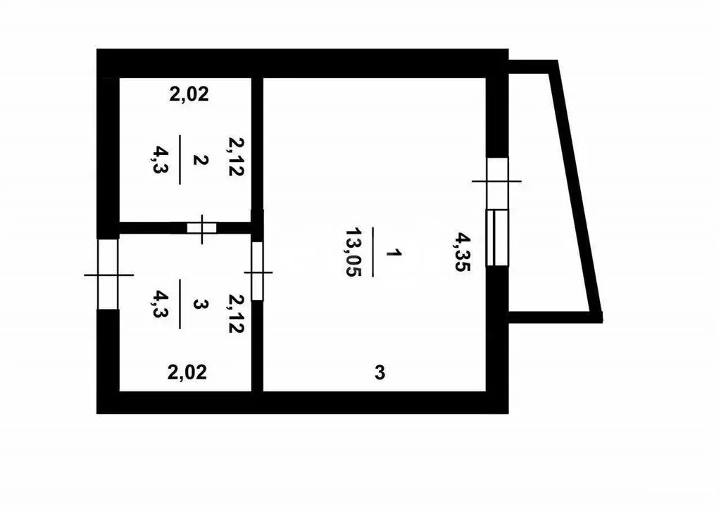 Квартира-студия: Воронеж, улица Артамонова, 34Ж (20.8 м) - Фото 1