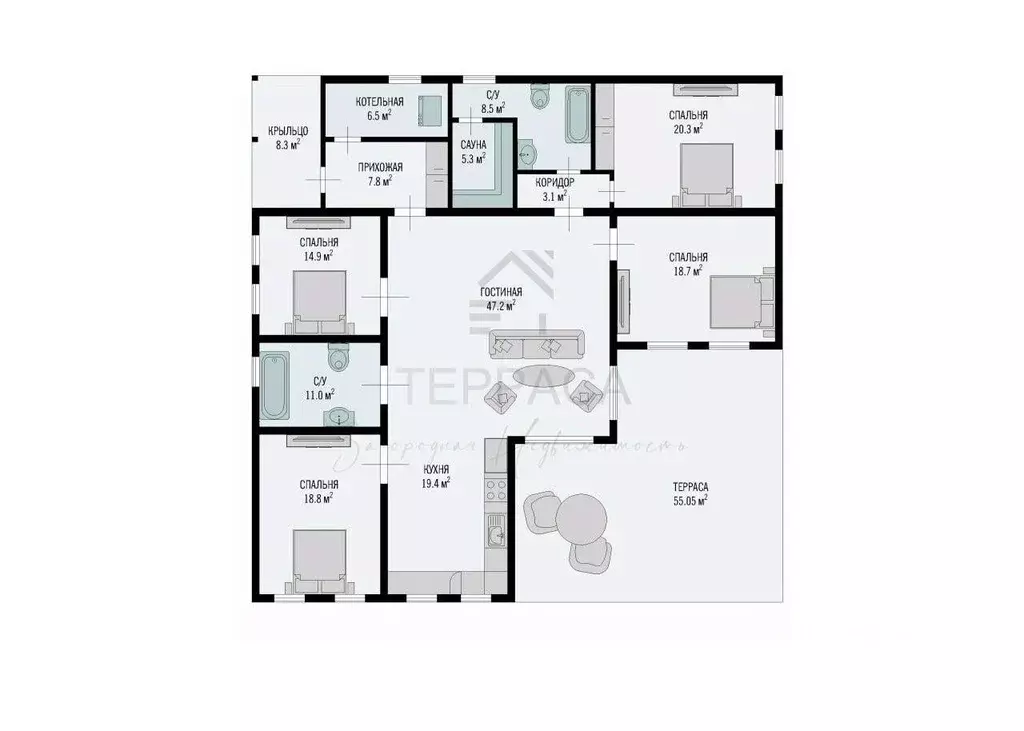 Дом в Ленинградская область, Ломоносовский район, Гостилицкое с/пос, ... - Фото 2