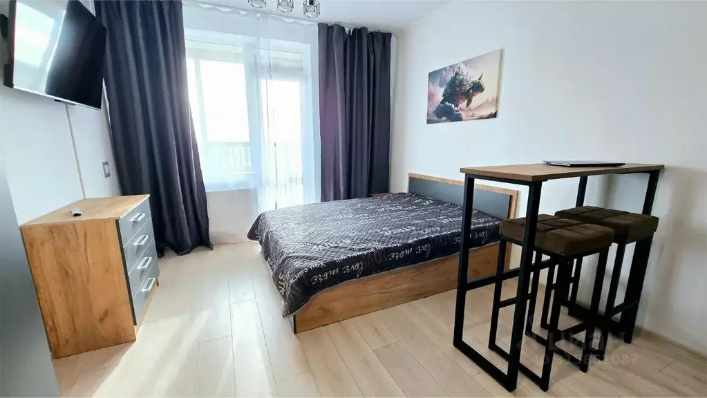 Студия Ленинградская область, Мурино Всеволожский район, просп. ... - Фото 1