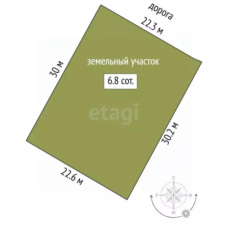 Участок в Тюменская область, Тюменский муниципальный округ, с. ... - Фото 1