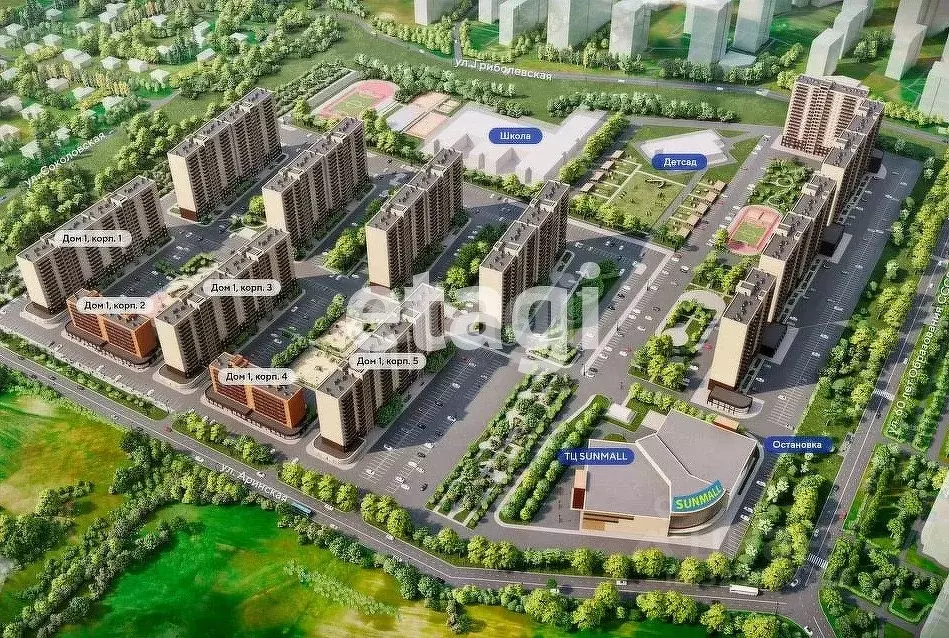 1-к кв. Красноярский край, Красноярск Соколовская ул., 20А (35.79 м) - Фото 1