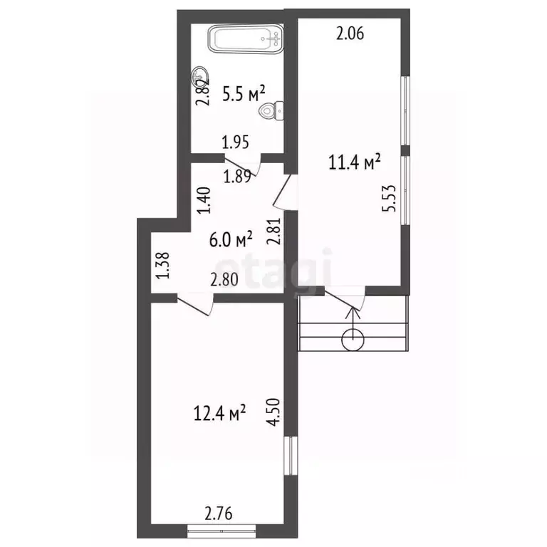 Дом в Московская область, Коломна ул. Митяево, 5А (36 м) - Фото 2