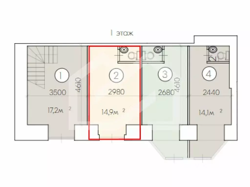 Помещение свободного назначения в Москва Тверская ул., 19 (15 м) - Фото 2