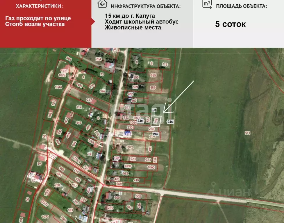 Участок в Калужская область, Калуга городской округ, д. Животинки  ... - Фото 2